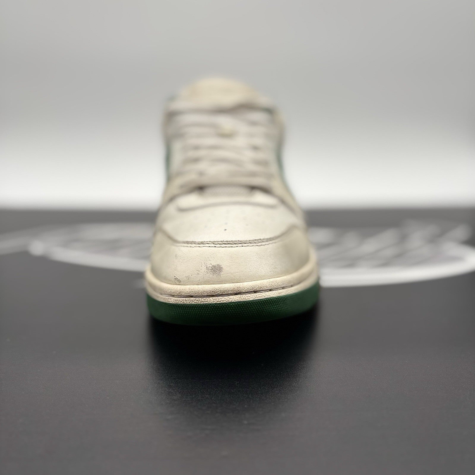 Size 43 (10 US) Off-White Out of Office ' White, Green ' | GOOD CONDITION!