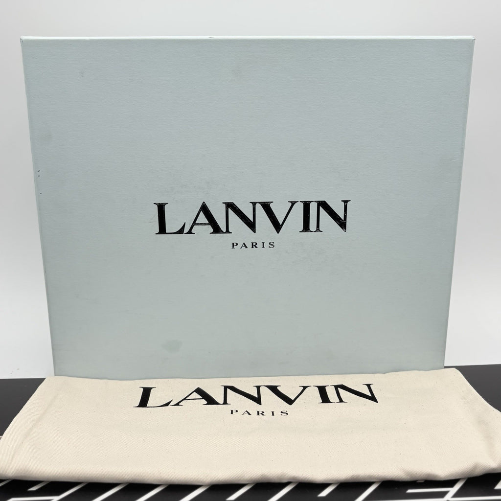 Size 44 (11 US) - Lanvin Studded Curb Sneaker ' Black ' | NEW!