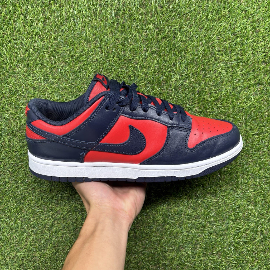 Size 11 - Nike Dunk Retro 2024 Low Navy Red |GOOD CONDITION!
