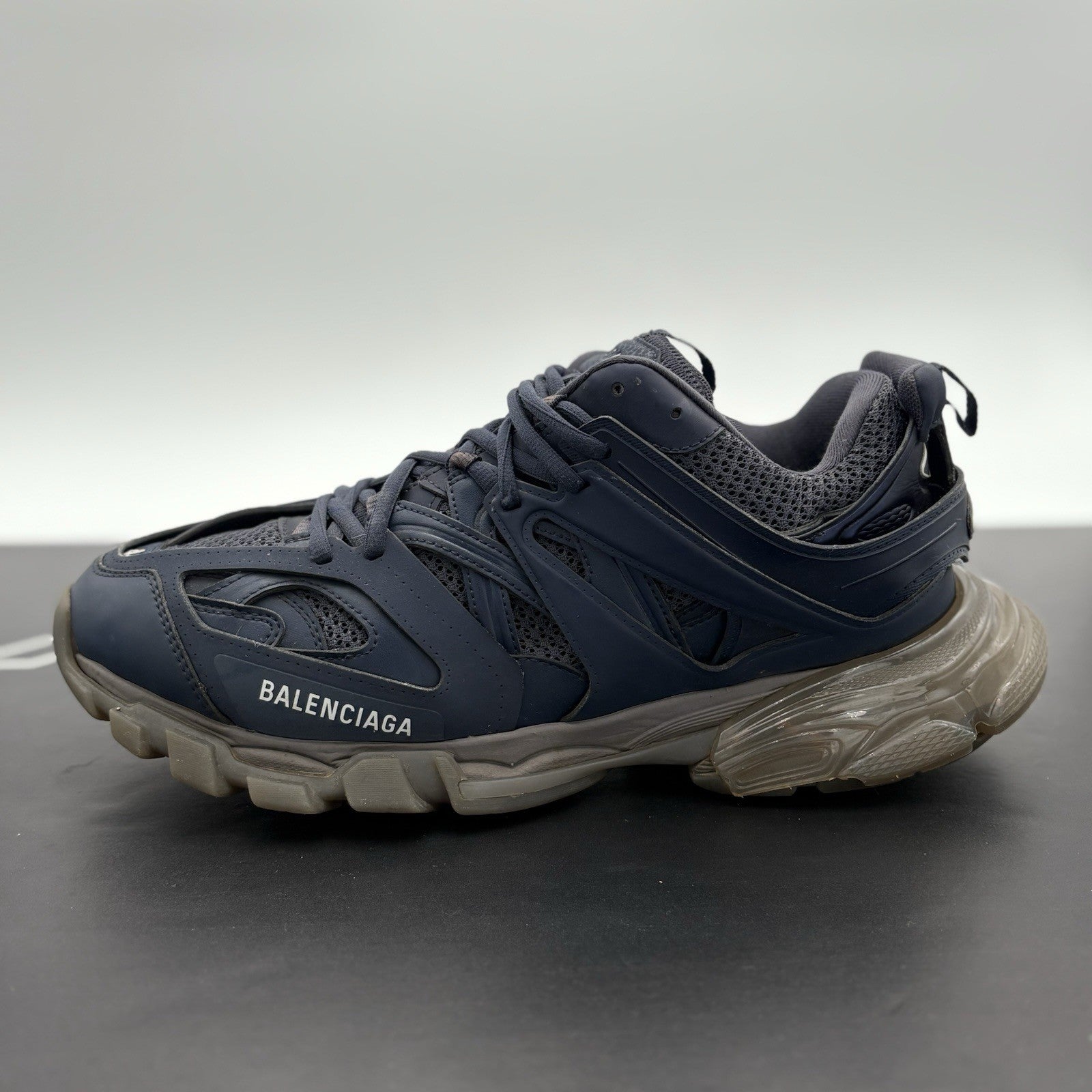 Size 44 (11 US) - Balenciaga Track Sneaker ' Navy ' | GOOD CONDITION!