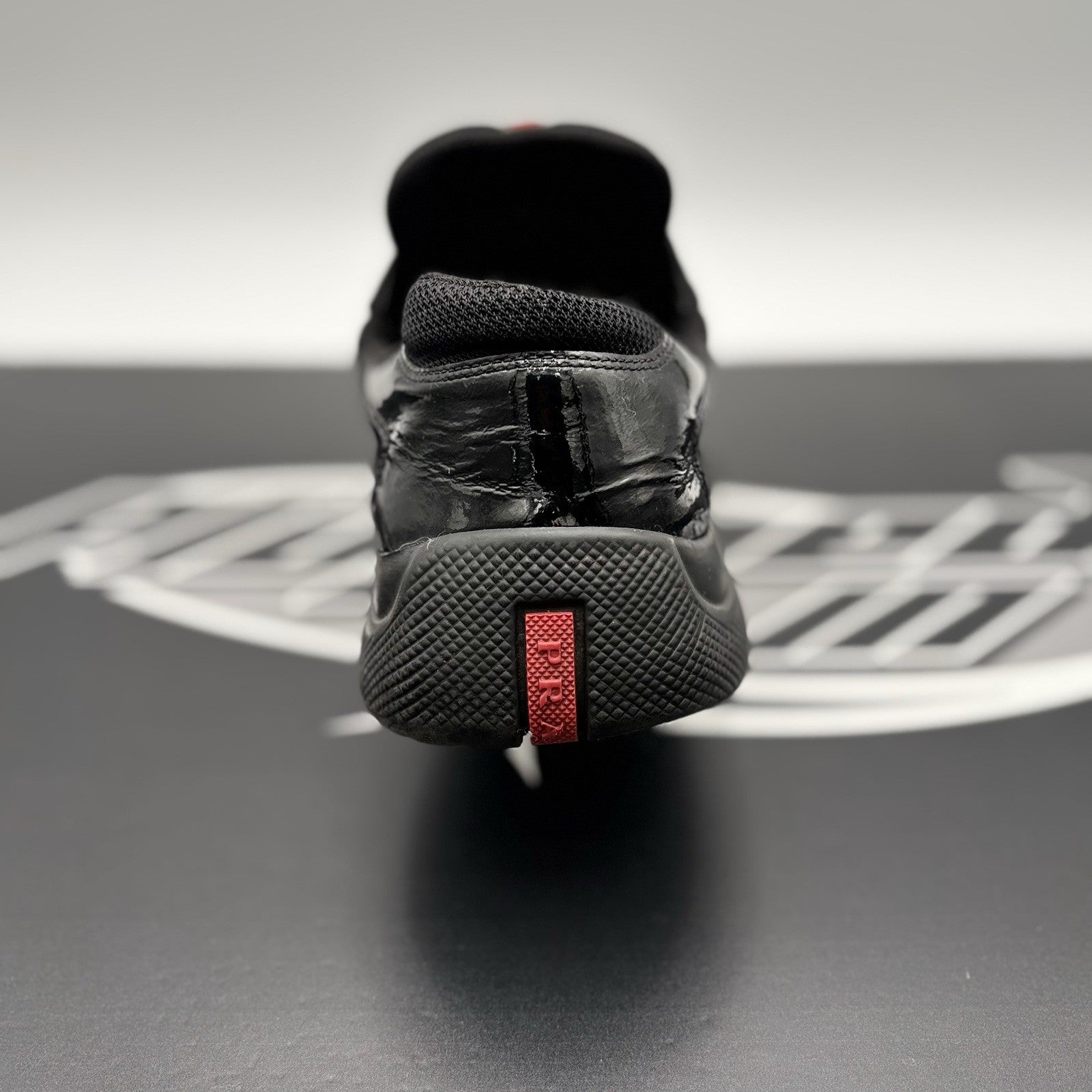 Size 8 UK (9 US) Prada Americas Cup ' Black '