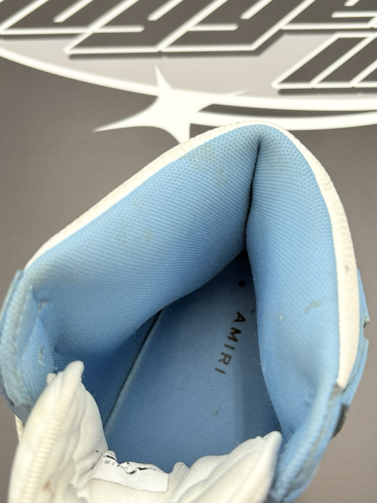 Size 44 (11 US) - Amiri Skel High Top ' Powder Blue White ' | GREAT CONDITION!