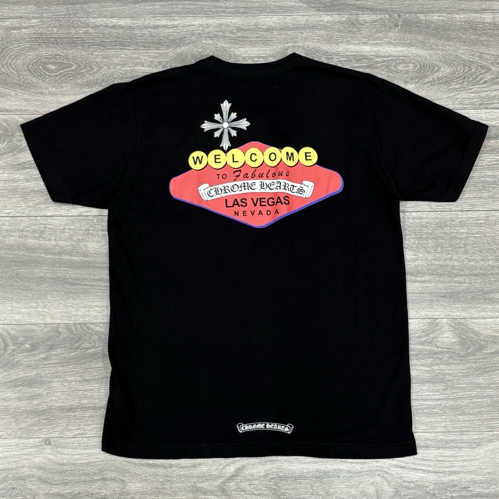 Size L - Chrome Hearts Las Vegas Exclusive T-Shirt ' Black ' | WORN ONCE!