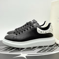 Size 43.5 (10.5 US) Alexander McQueen Studded Oversized ' White Black ' | CLEAN!