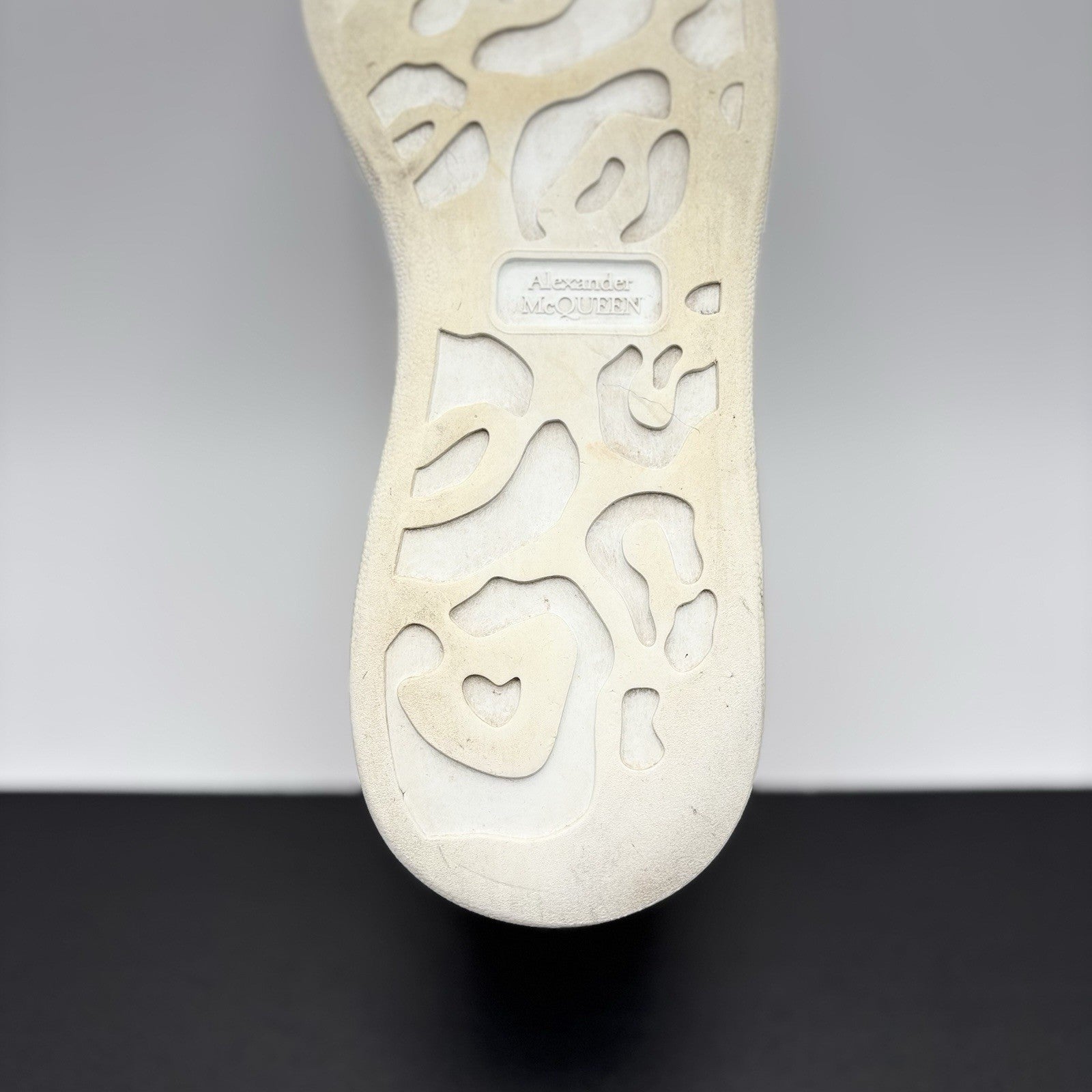 Size 41 (8 US) Alexander McQueen Oversized ' Gold Crocodile ' | GOOD COND!