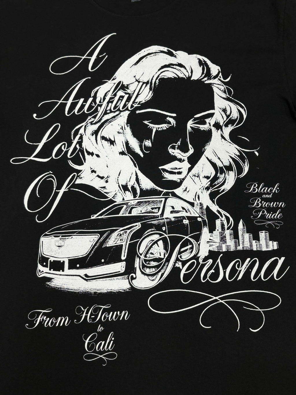 Size L - That’s A Awful Lot Of Cough Syrup X Persona T-Shirt ' Black ' | NEW!