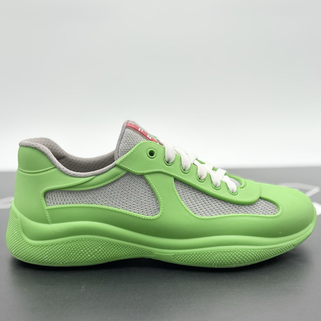 Size 42 (9 US) Prada America's Cup Soft Rubber ' Apple Green ' | CLEAN!