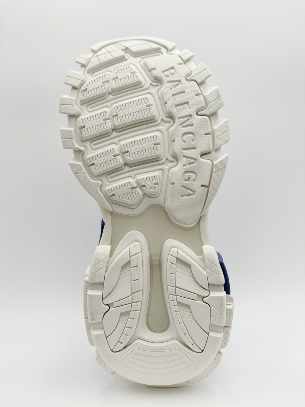 Size 40 (7 US) - Balenciaga Track LED Sneaker ' White Blue ' | BRAND NEW!