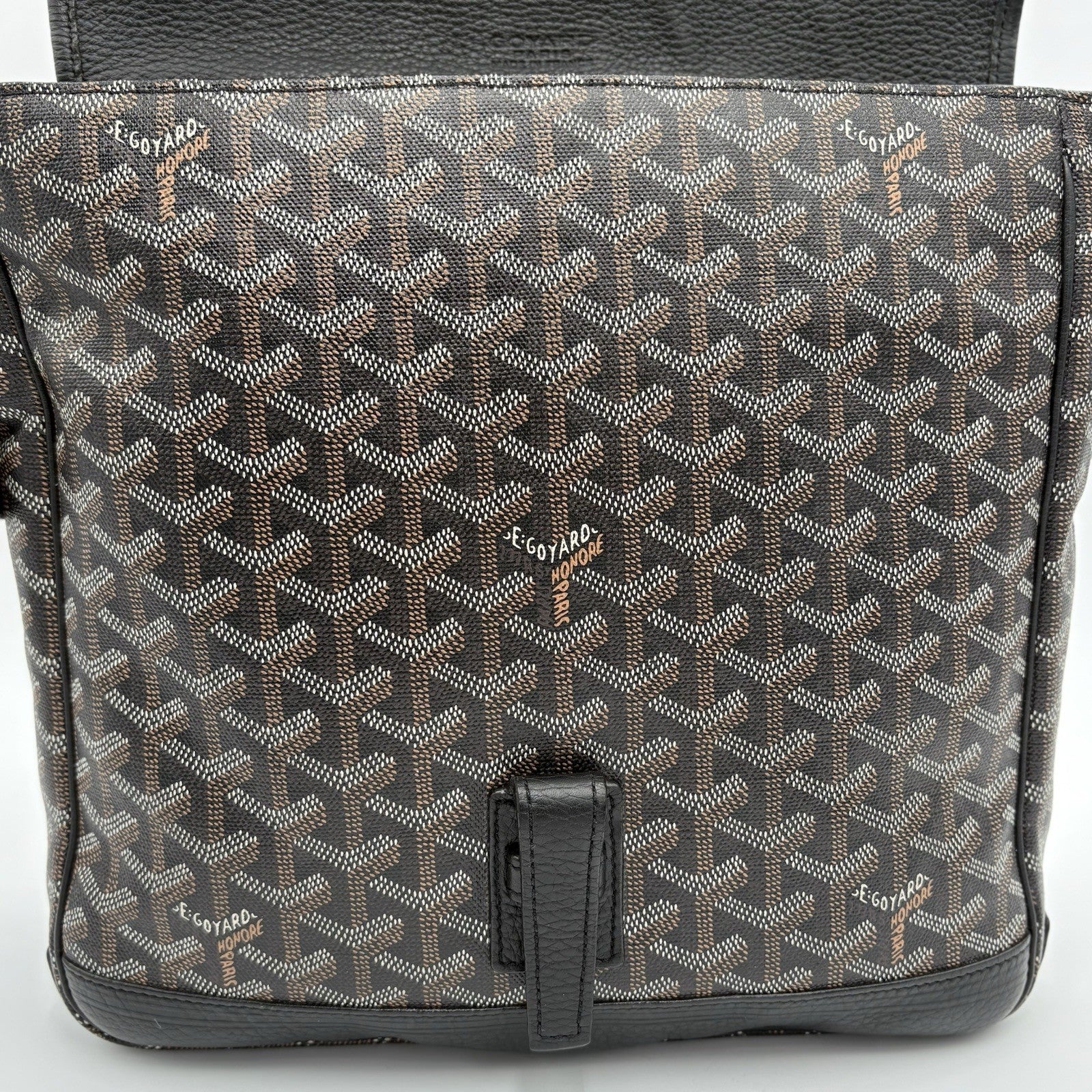 Goyard Messenger Grand Bleu Bag ' Black Brown ' | GREAT CONDITION!