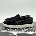 Size 6.5 UK (7.5 US) - Prada Suede Loafer ' Navy ' | GOOD CONDITION!