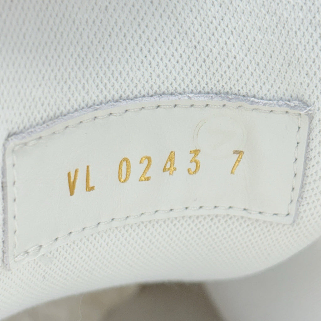 Size 7 LV (8-8.5 US) - Louis Vuitton Maxi ' Orange White ' | SUPER CLEAN!