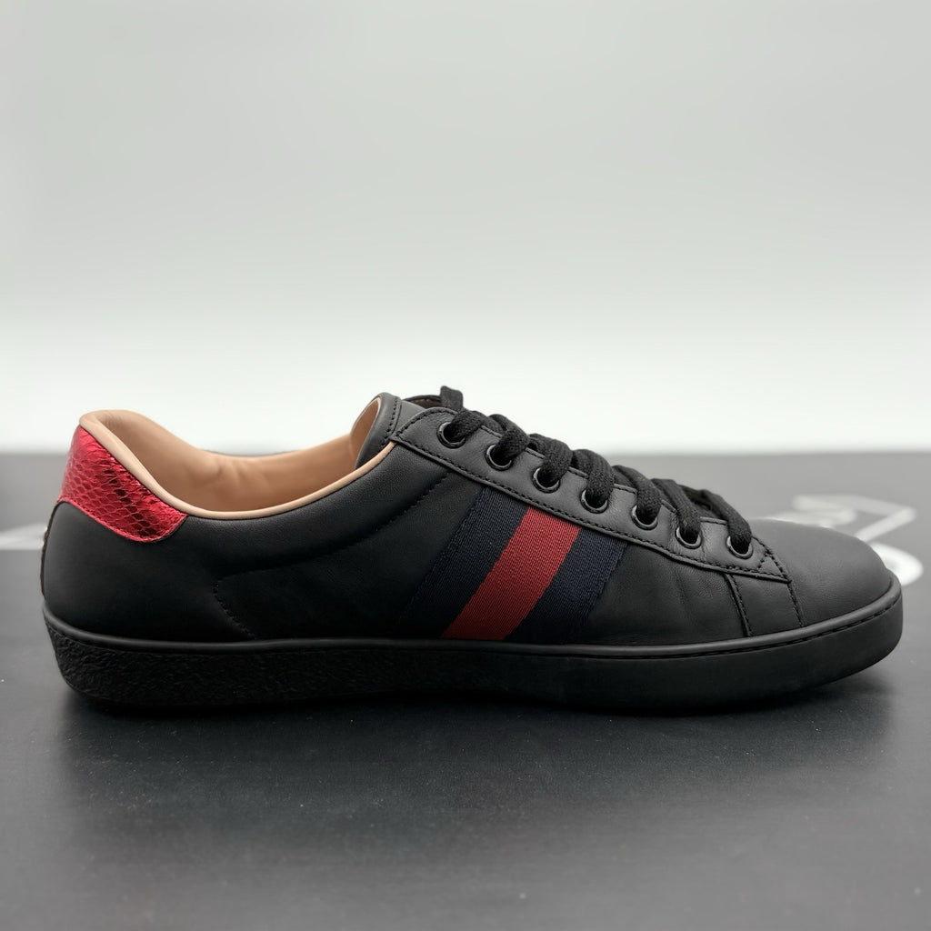 Size 9 G (9.5 US) - Gucci Ace Embroidered Bee ' Black ' | GREAT CONDITION!