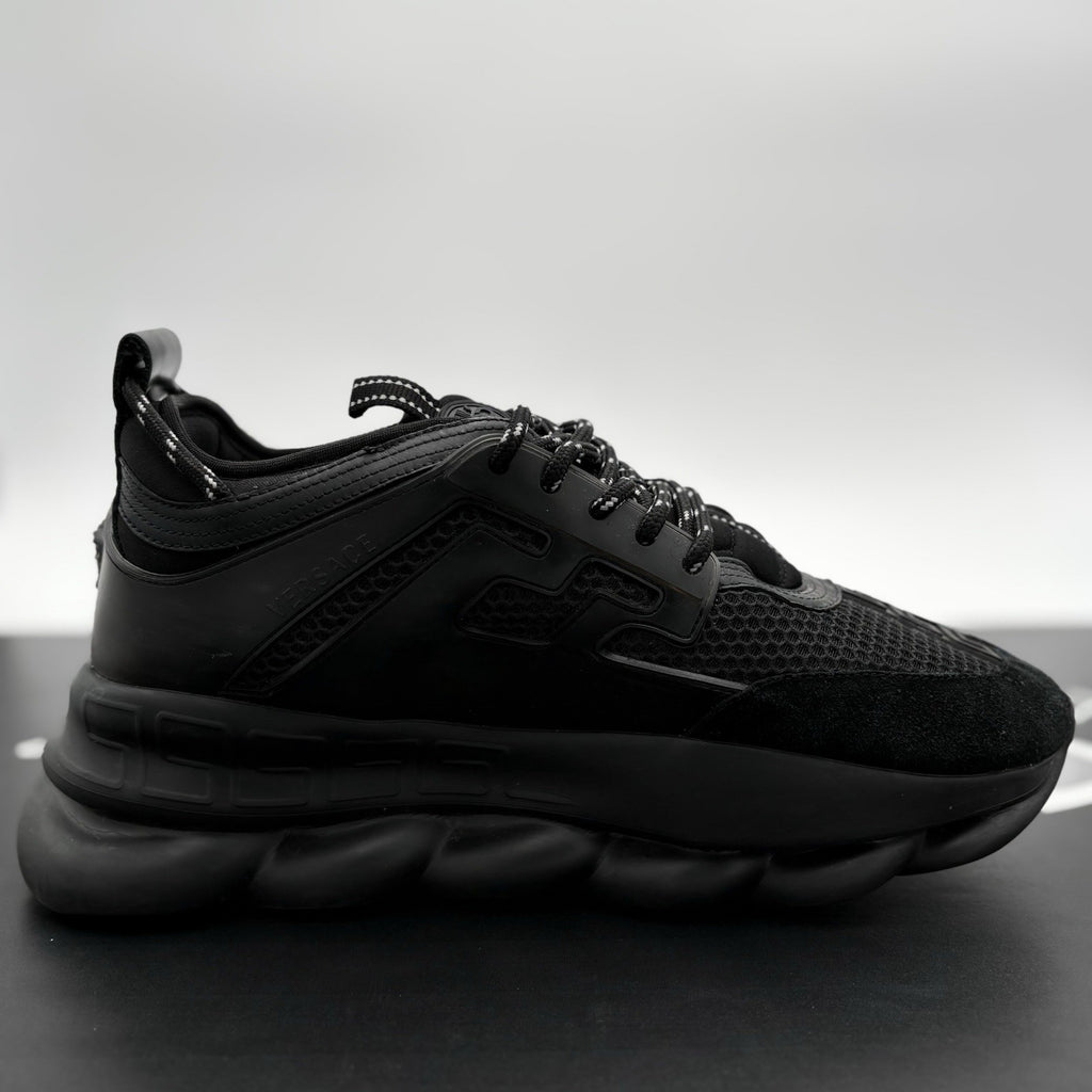 Size 44 (11 US) - Versace Chain Reaction Sneaker ' Black ' | GREAT CONDITION!