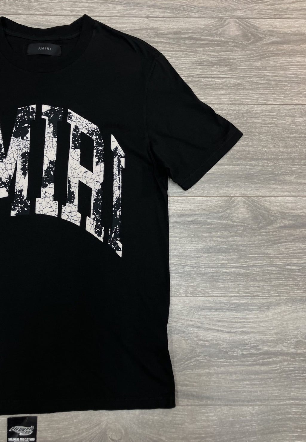 Size Small - Amiri Collegiate Logo Tee ' Black ' | GOOD CONDITION!