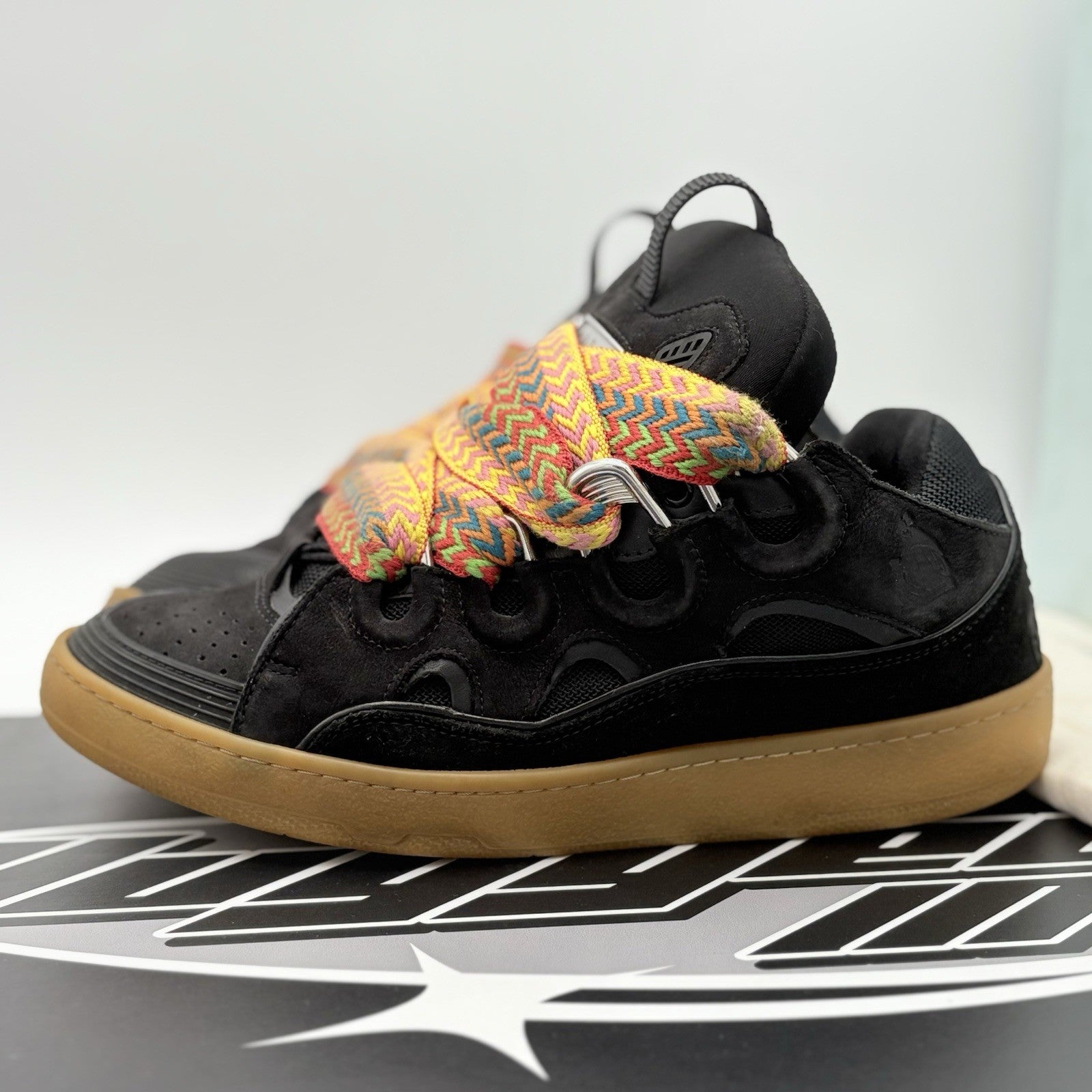 Size 42 (9 US) - Lanvin Curb Sneaker ' Black ' | GOOD CONDITION!