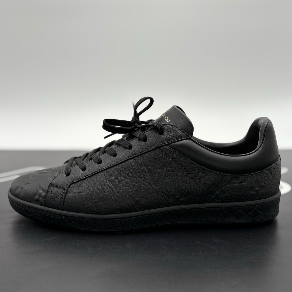 Size 9 LV (10-10.5 US) Louis Vuitton Luxembourg Monogram ' Black ' | WORN ONCE!