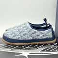 Size 42 (9 US) - Dior Snow ' Quilted Puffer Oblique Slipper - Blue ' | EXCELLENT