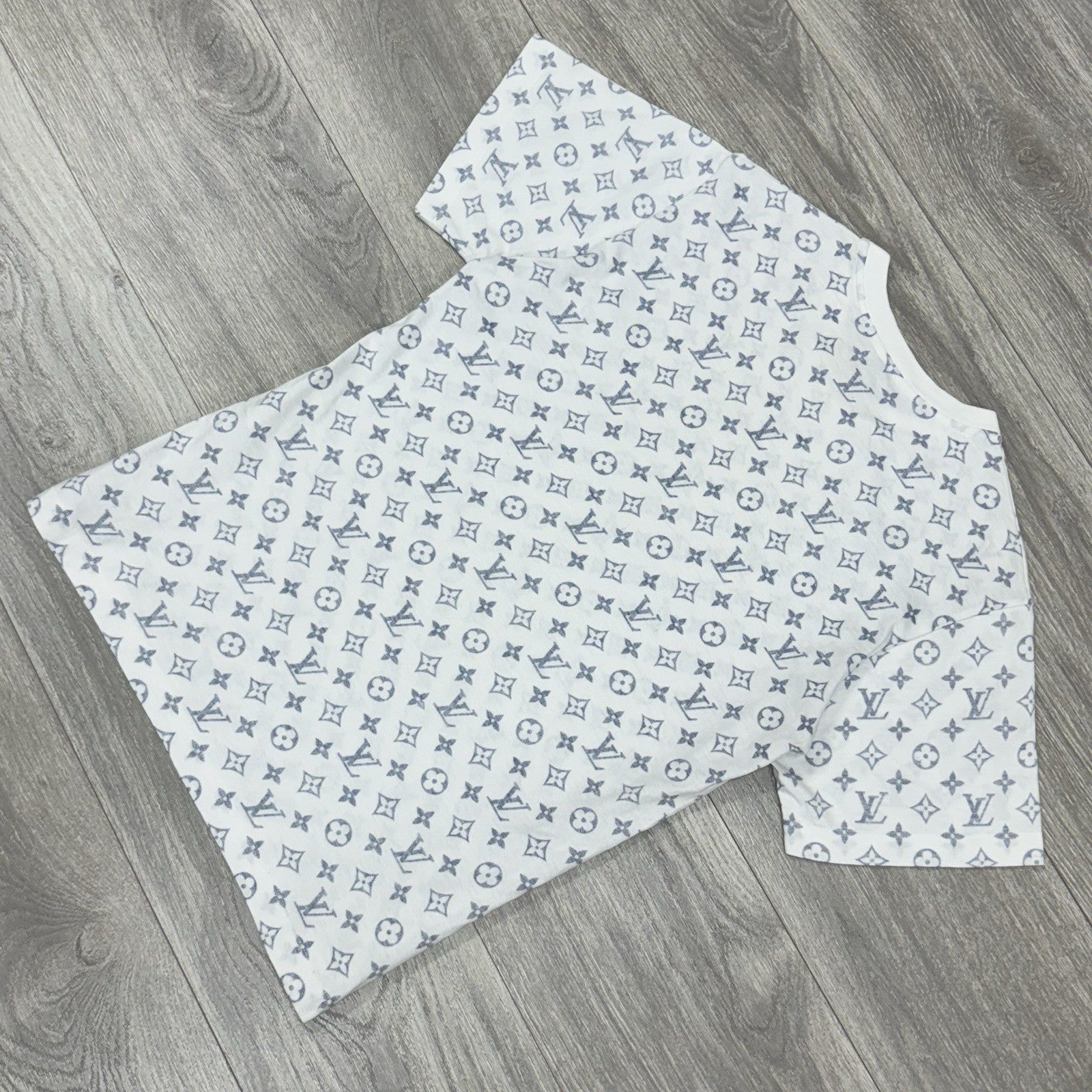 Size M - Louis Vuitton Monogram Printed With Chain ' White Blue ' | SUPER CLEAN!