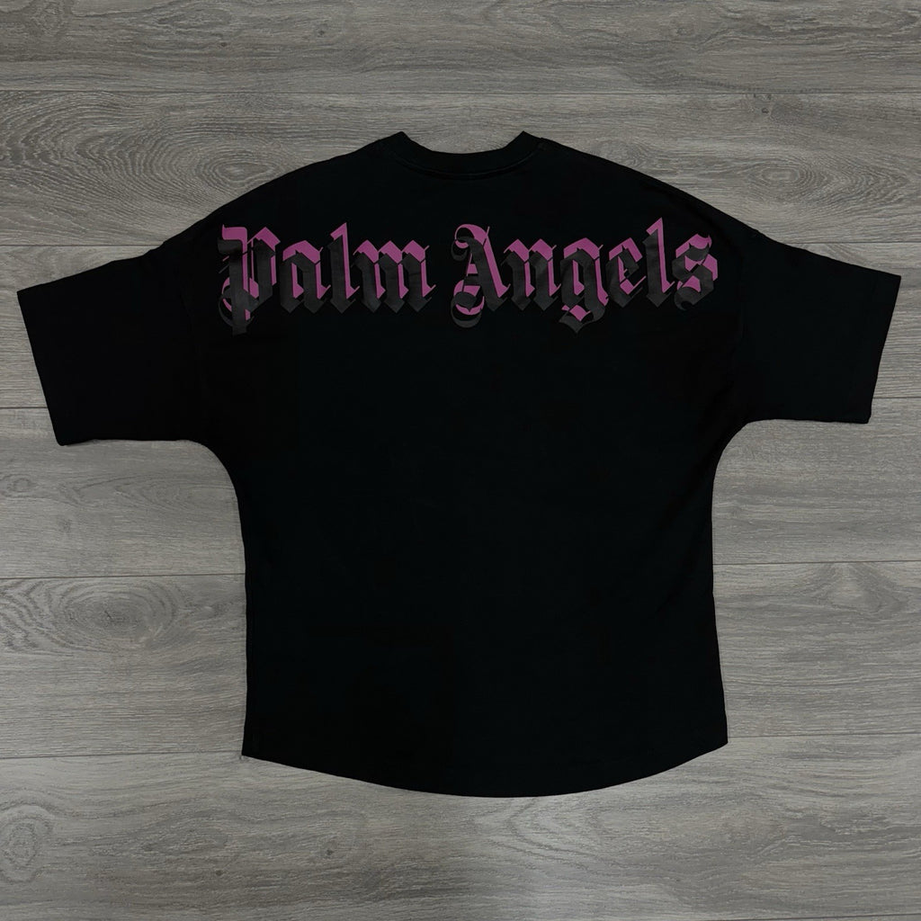 Size Large - Palm Angels Logo Tee ' Pink Fuchsia ' | GOOD CONDITION!