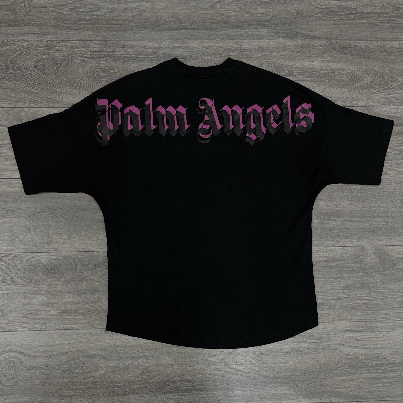 Size Large - Palm Angels Logo Tee ' Pink Fuchsia ' | GOOD CONDITION!
