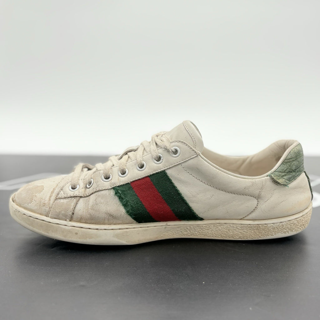 Size 10 G (10.5 US) - Gucci Ace ' Embroidered Snake '
