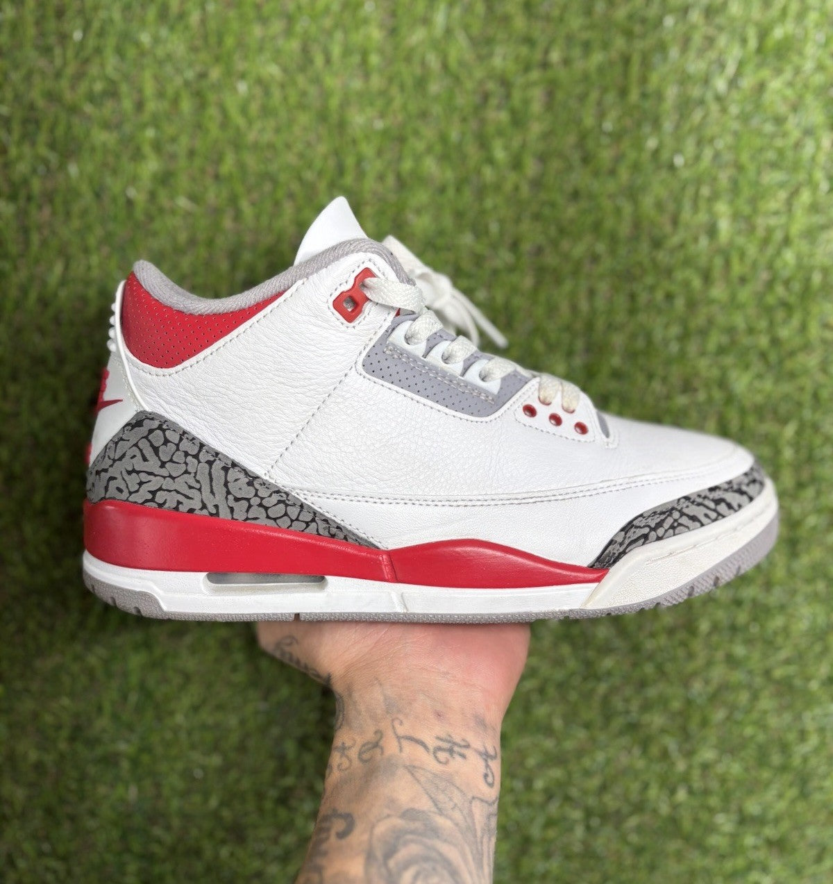 Size 8 - Air Jordan 3 Retro Mid ' Fire Red ' | SUPER CLEAN!