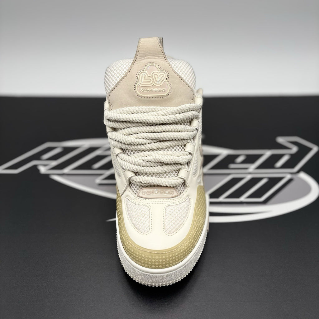 Size 7 LV (8-8.5 US) - Louis Vuitton Skate ' Beige White ' | GREAT COND!