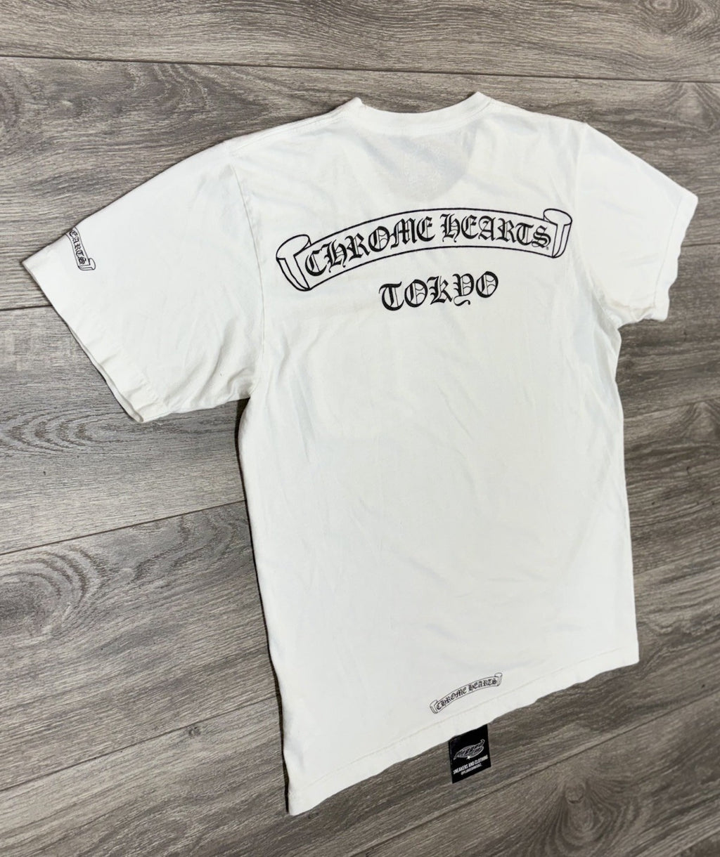 Size Medium - Chrome Hearts Tokyo Exclusive Scroll Label T- Shirt ' White '