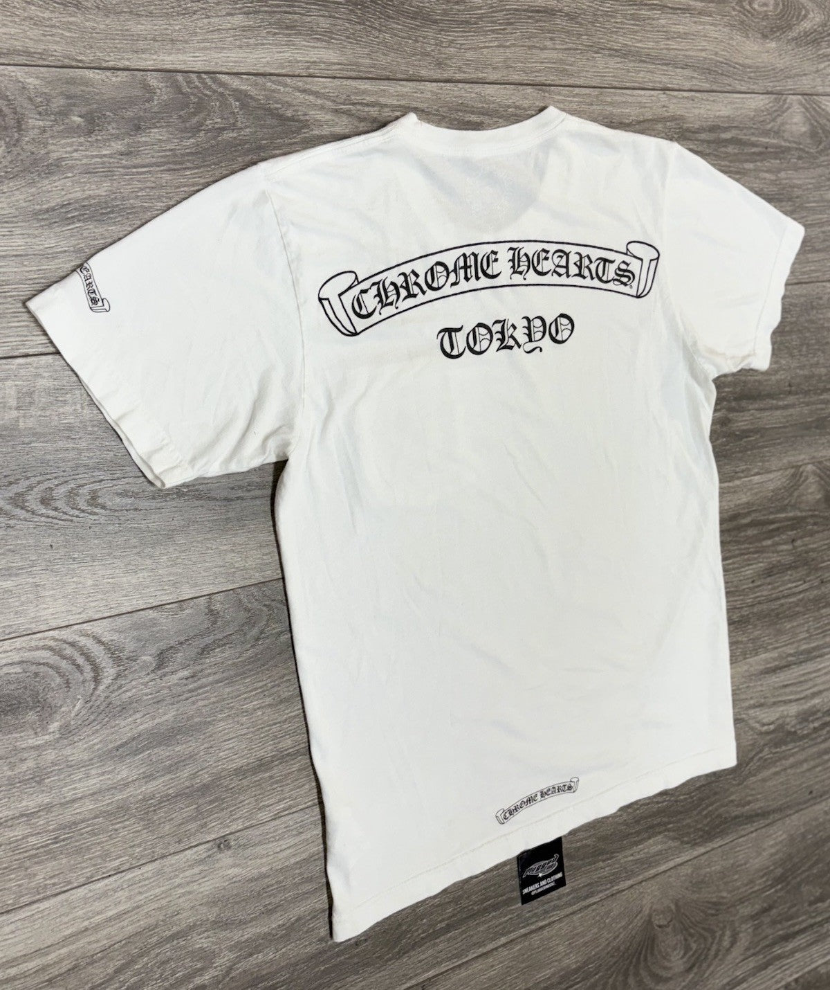 Size Medium - Chrome Hearts Tokyo Exclusive Scroll Label T- Shirt ' White '