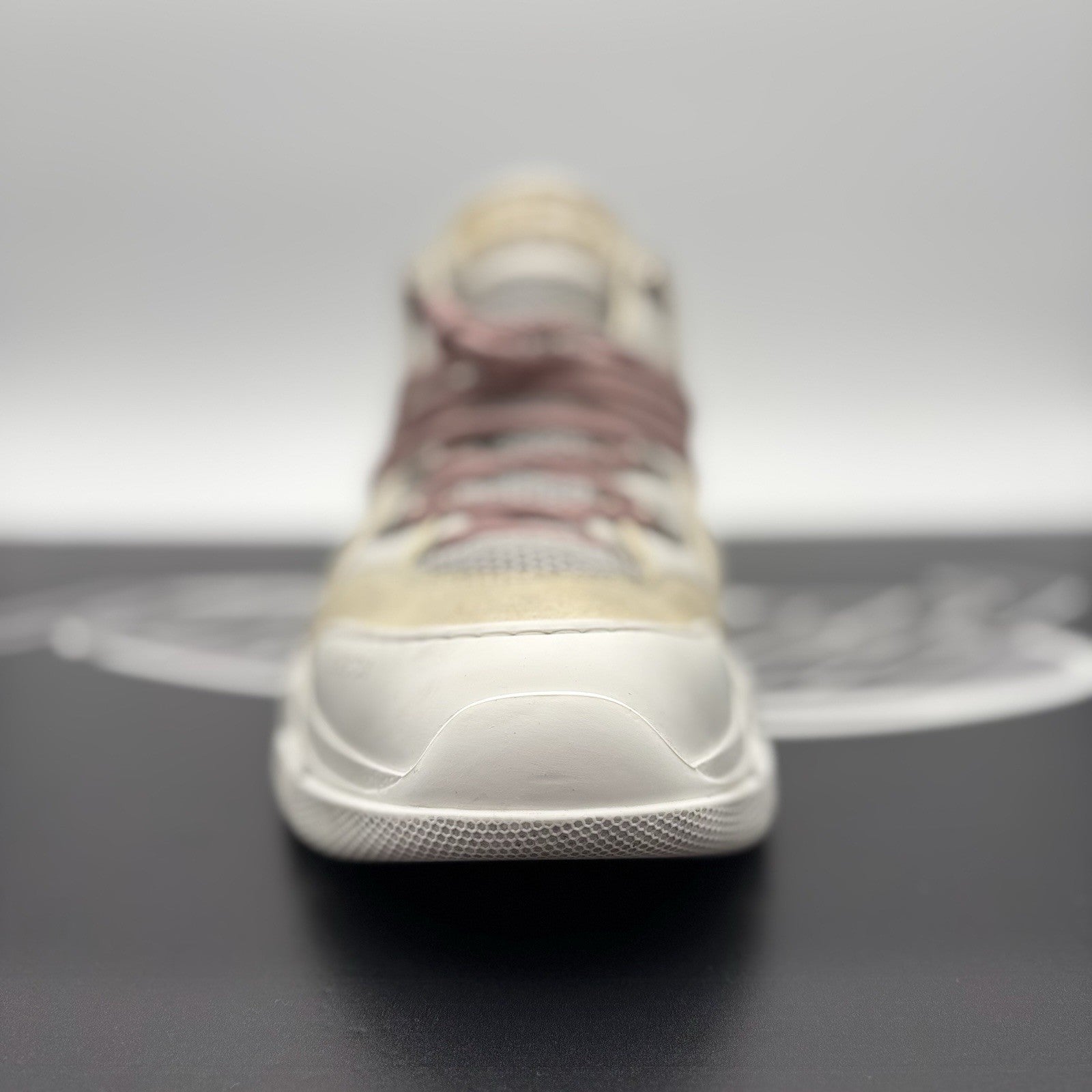 Size 12G (12.5 US) - Gucci Flashtrek SEGA ' White, Beige ' | GREAT CONDITION!