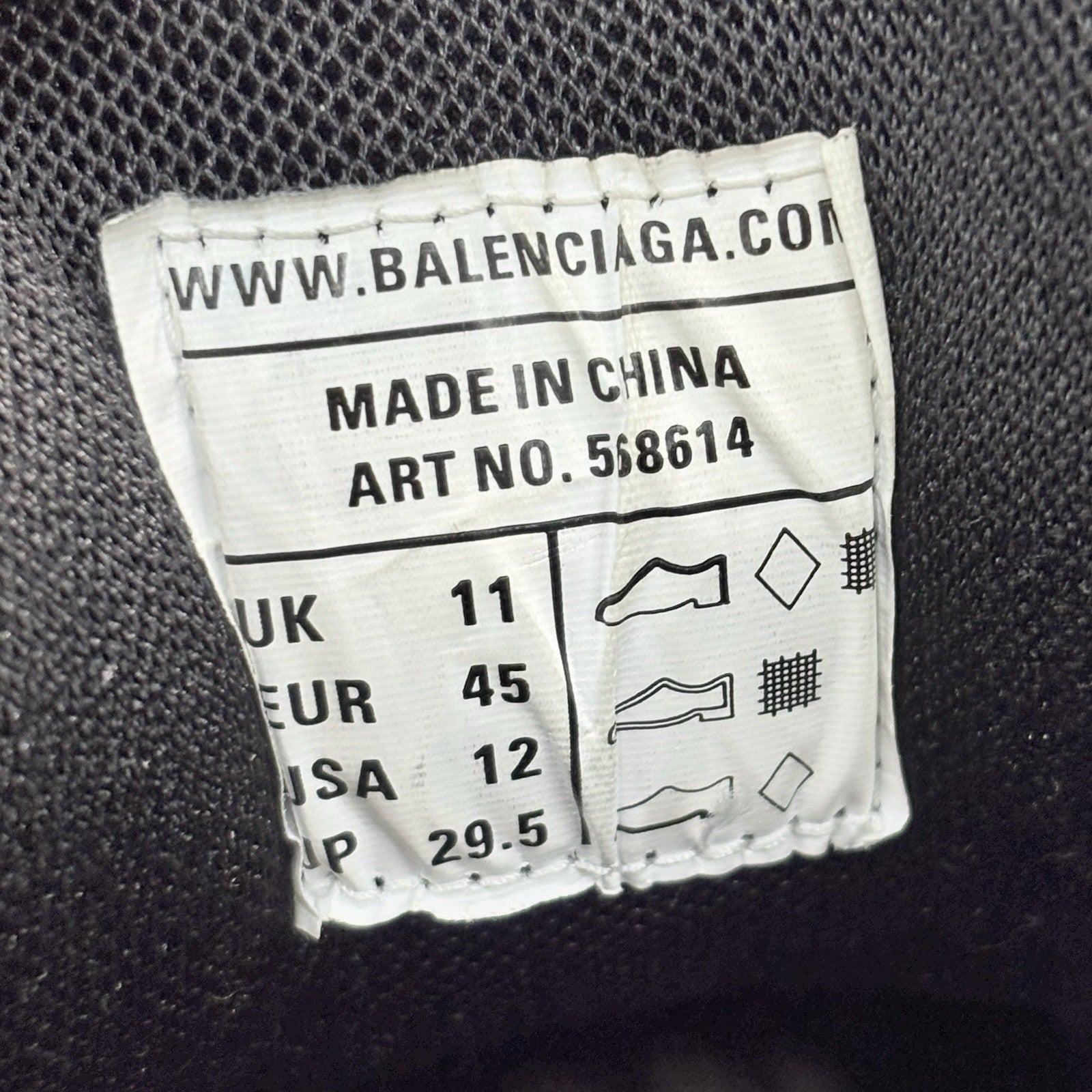 Size 45 (12 US) - Balenciaga Track 2 Trainer ' White Black ' | GREAT CONDITION!