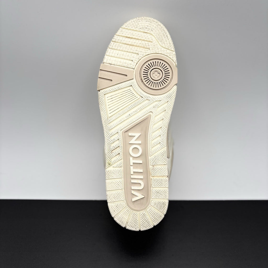 Size 7.5 LV (8.5-9 US) - Louis Vuitton Skate ' Beige White ' | GREAT COND!