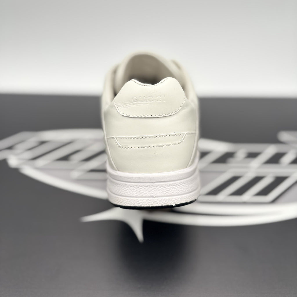 Size 6 G (6.5 US) - Gucci Leather Low Top ' White ' | GOOD CONDITION!