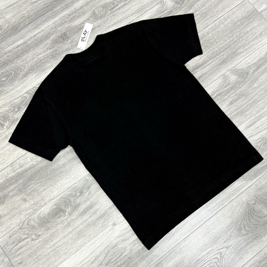 Size XL - Comme Des Garçons Play T Shirt ' Black Gold ' | NEW!