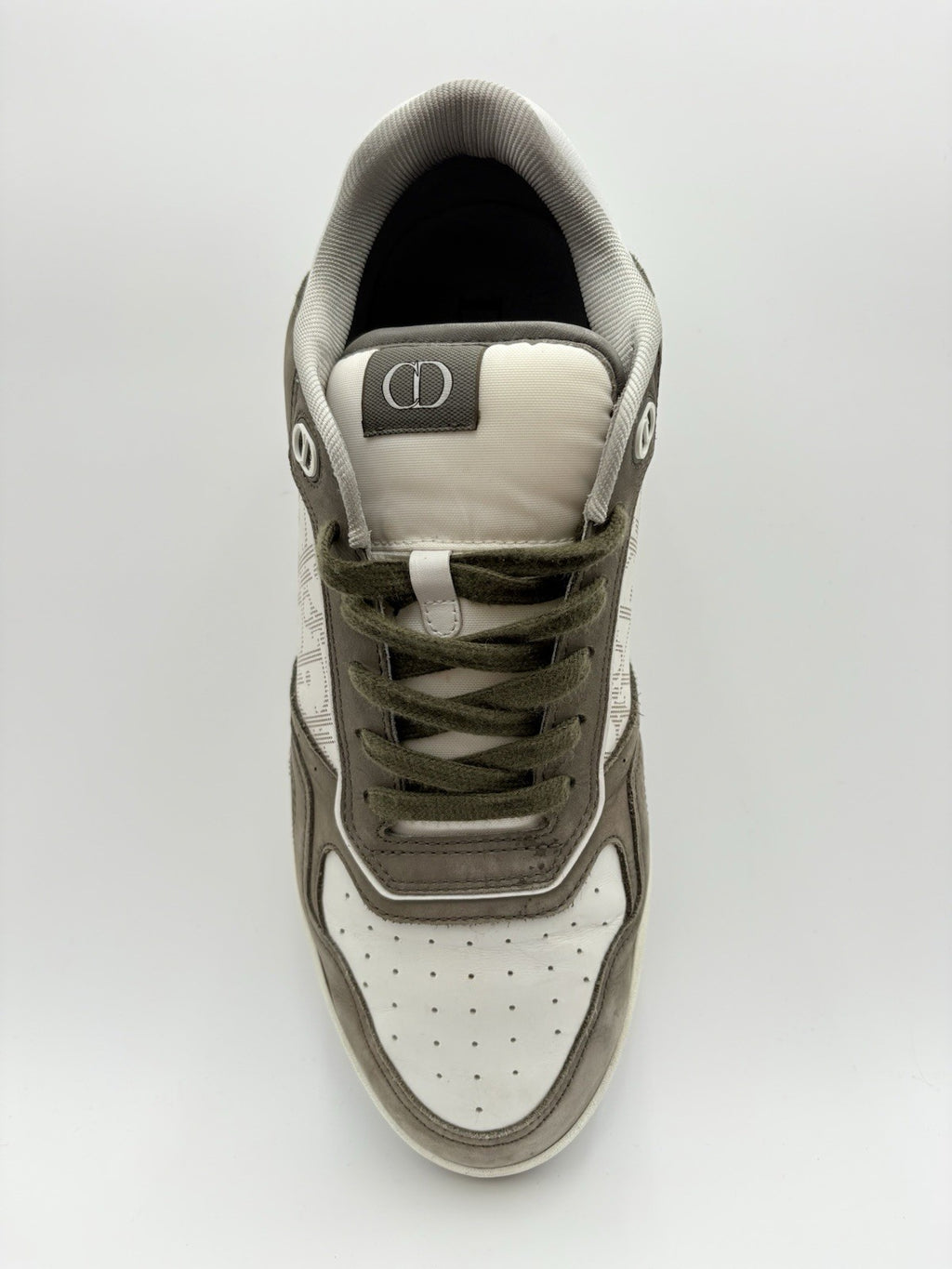 Size 45 (12 US) - Dior B27 Low Dior ' Olive White ' | GREAT CONDITION!