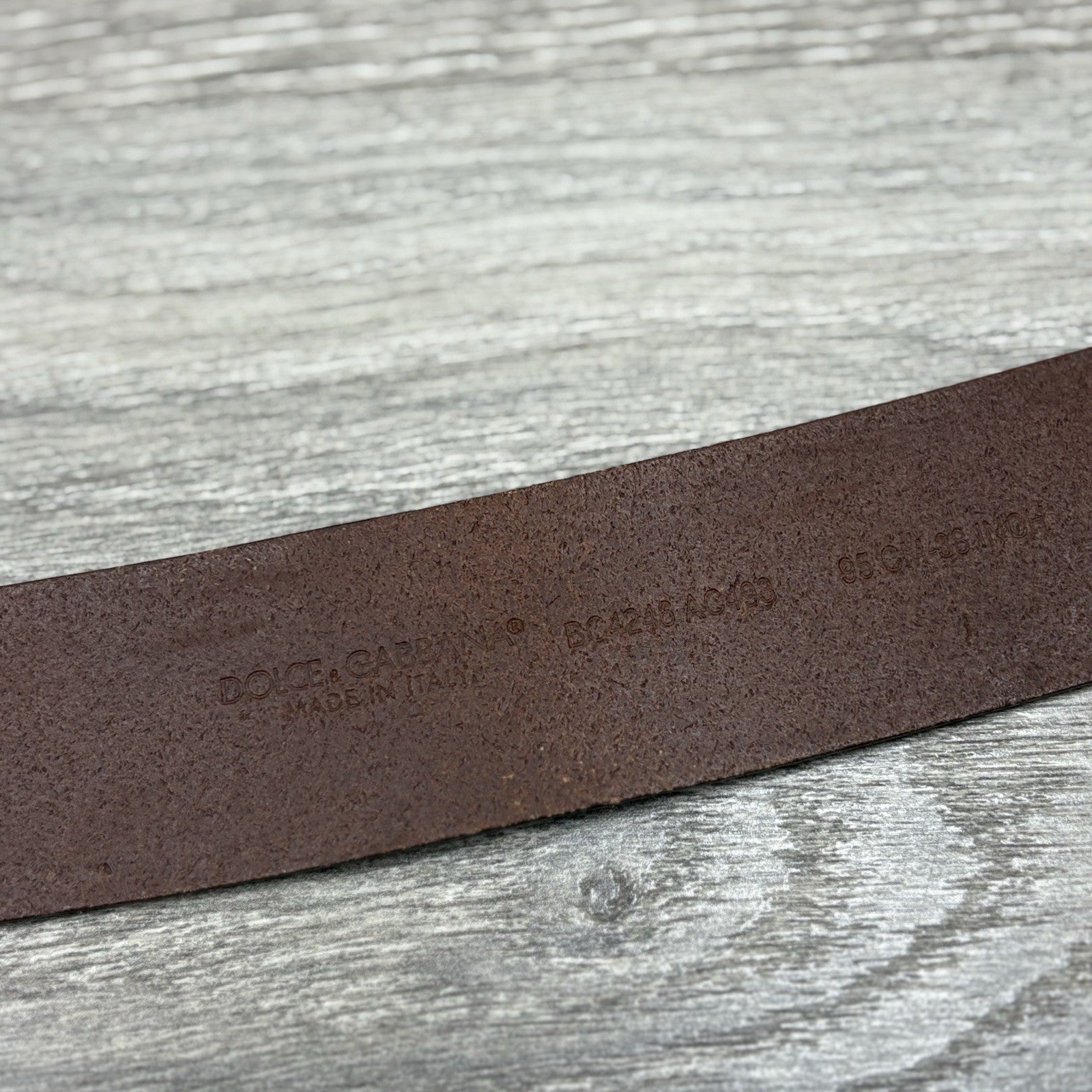 Dolce & Gabbana DG Logo Belt ' Brown ' | GOOD CONDITION!