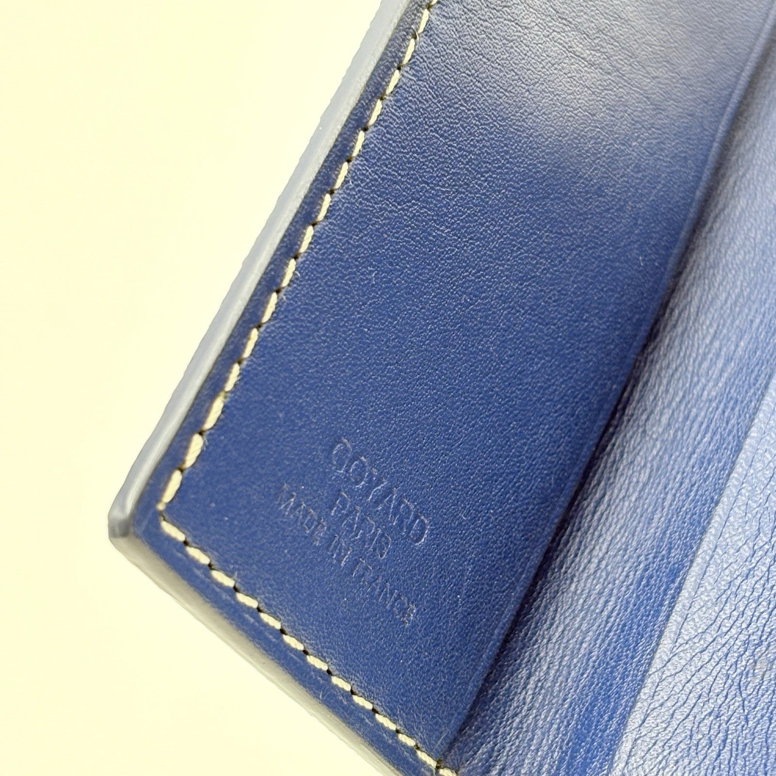 Goyard Saint Michel Navy Blue Coated Canvas Key Holder Wallet | 100% AUTHENTIC!