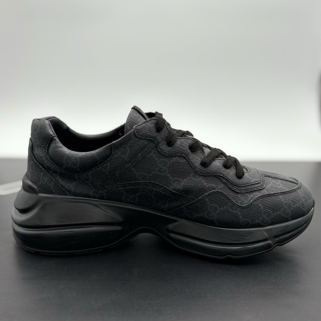 Size 8.5 G (9 US) - Gucci Rhyton ' Monogram Black ' | ONLY WORN 1-3x !