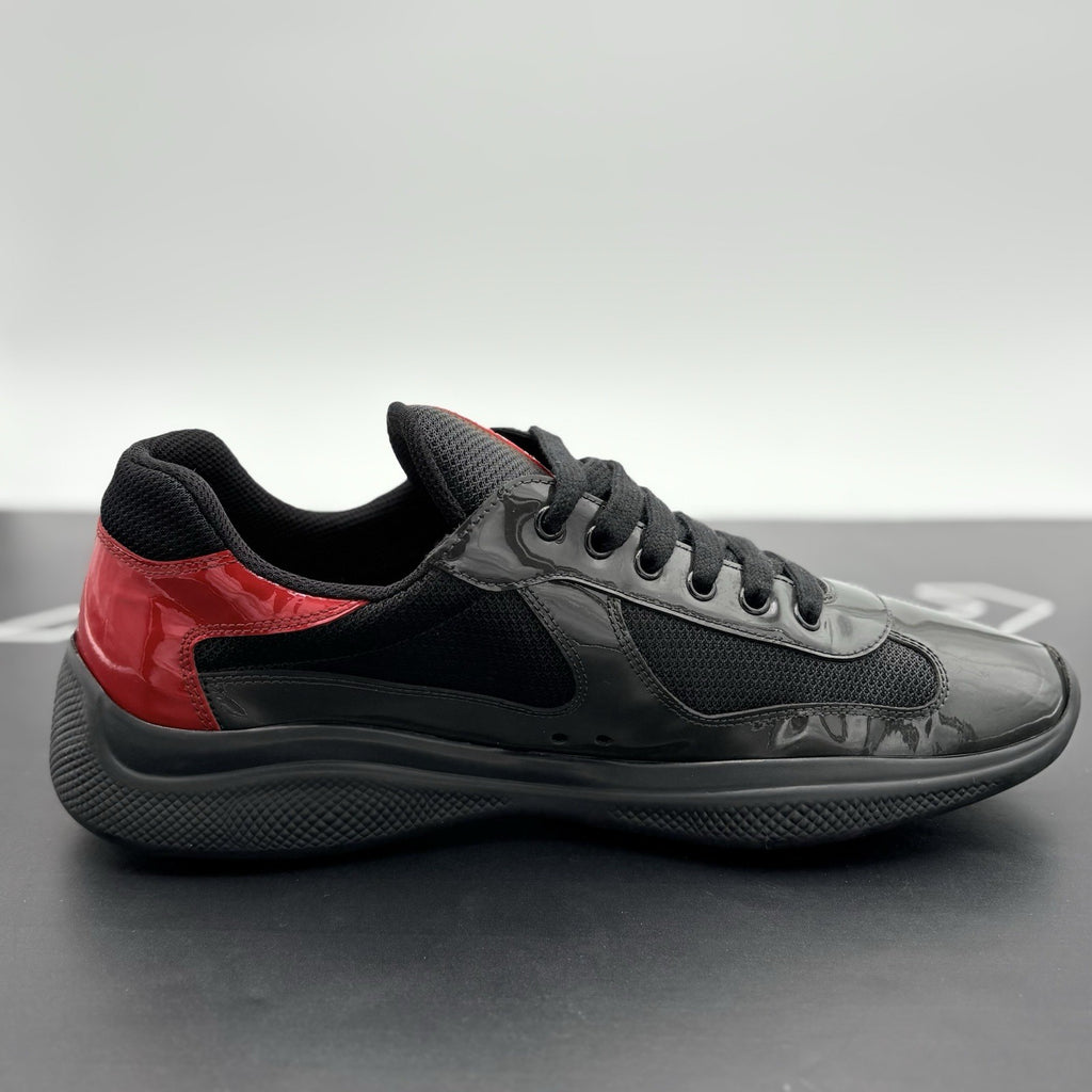 Size 10 UK (11 US) - Prada Americas Cup ' Anthracite Red ' | EXCELLENT CONDITION