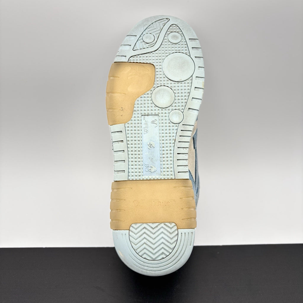 Size 45 EU (12 US) - Off-White Out of Office Suede ' Light Blue, White ‘