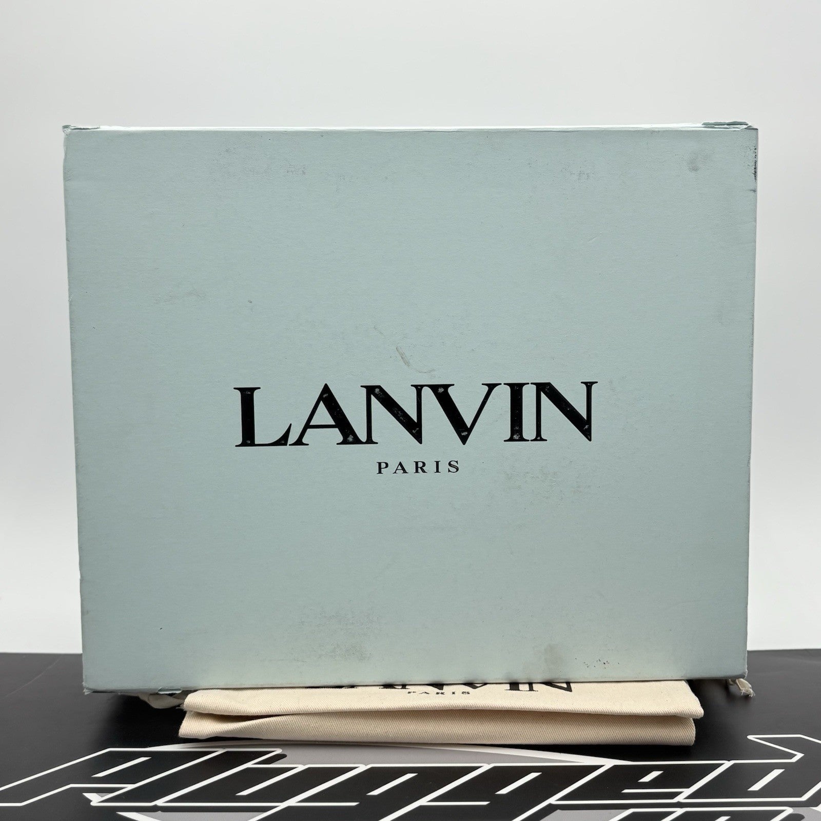Size 41 (8 US) - Lanvin Curb Sneaker ' Black Honey ' | EXCELLENT CONDITION!