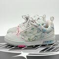 Size 5 LV (6-6.5 US) Louis Vuitton Skate ' Grey Monogram Multicolor ' | CLEAN!