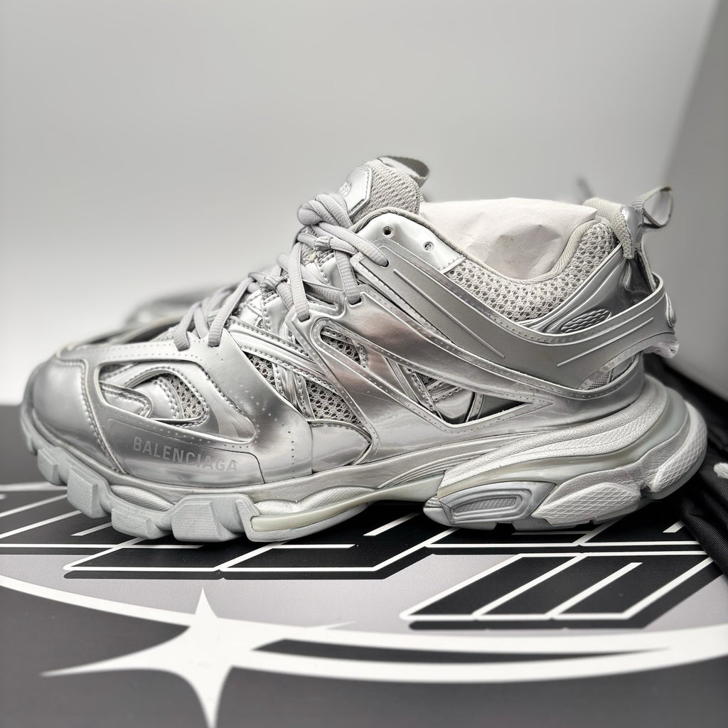 Size 43 EU (10 US) - Balenciaga Track ' Triple Silver ' | BRAND NEW!