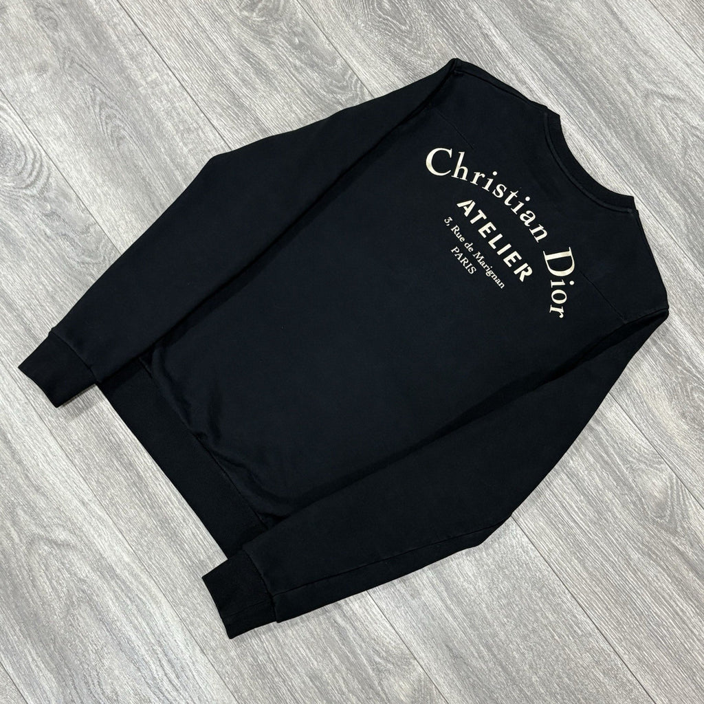 Size XS - Dior Homme Atelier Sweatshirt ' Black ' | SUPER CLEAN!