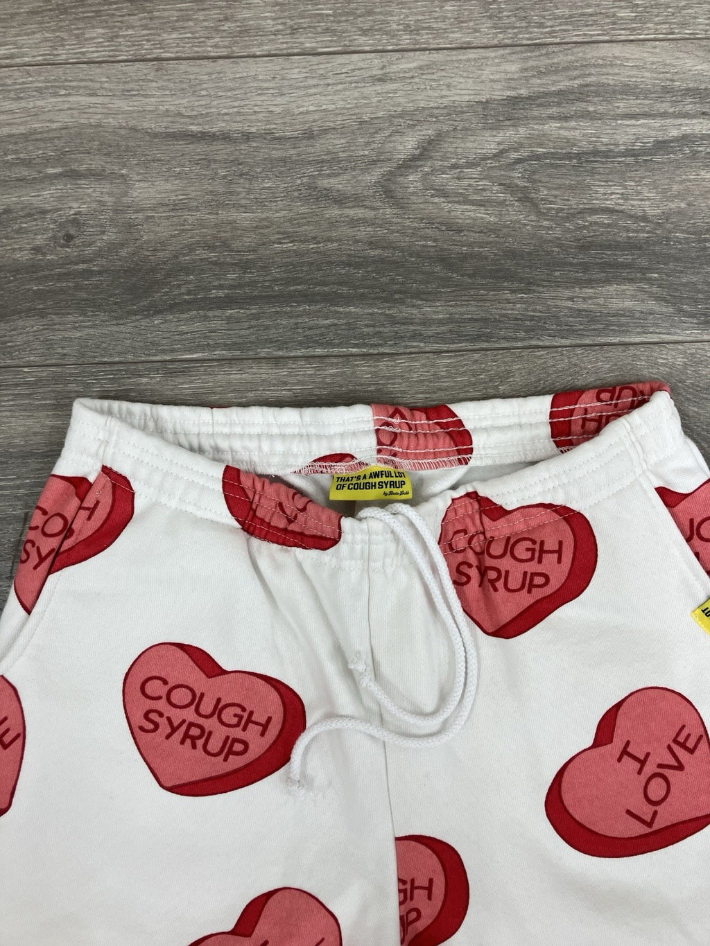 Size L - Thats A Awful Lot Of Cough Syrup Sweatpants ' Valentines ' | RARE | NEW