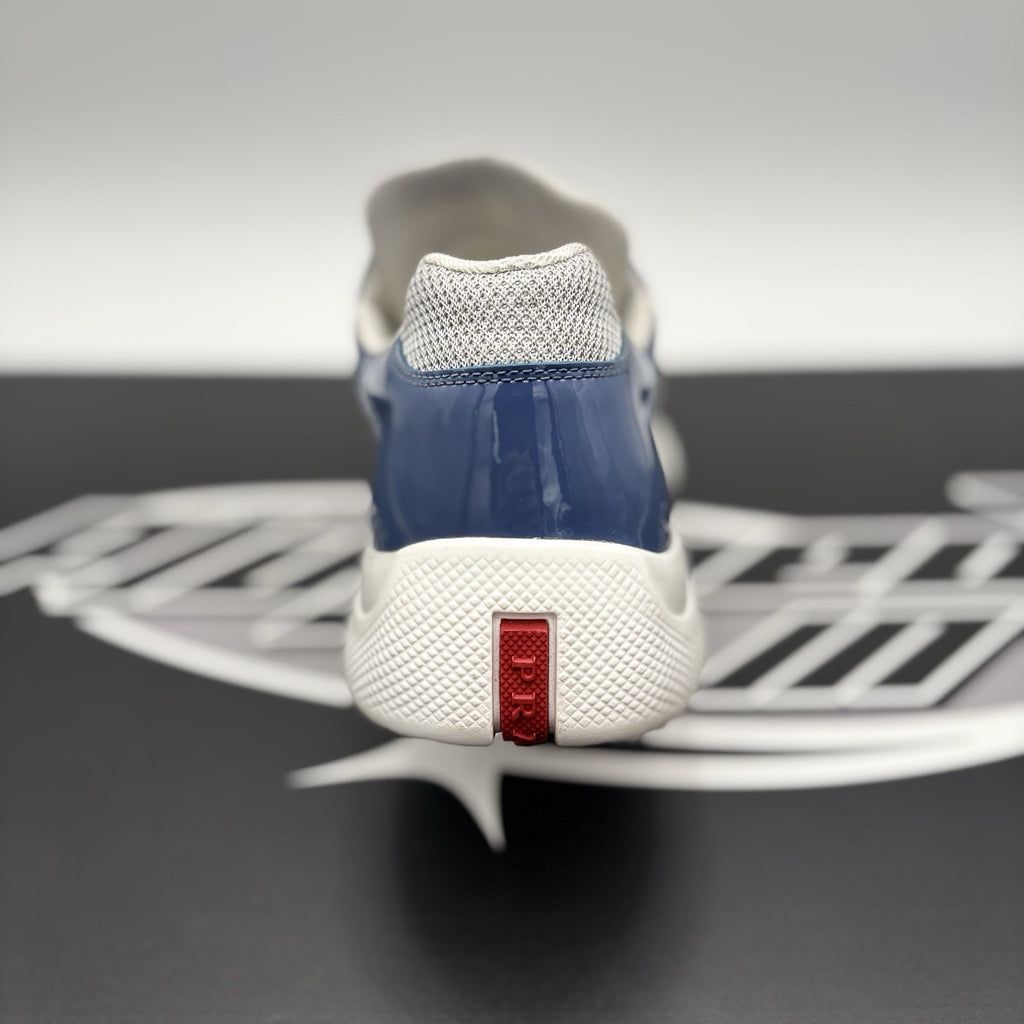 Size 7 UK (8 US) - Prada Americas Cup ' Aviation Blue, Silver' | GOOD CONDITION!