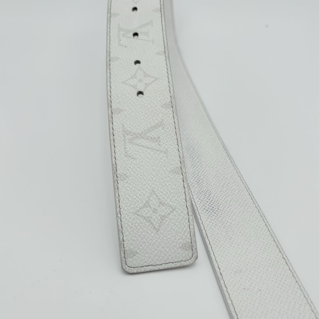 Louis Vuitton Monogram Heritage Belt ' White '
