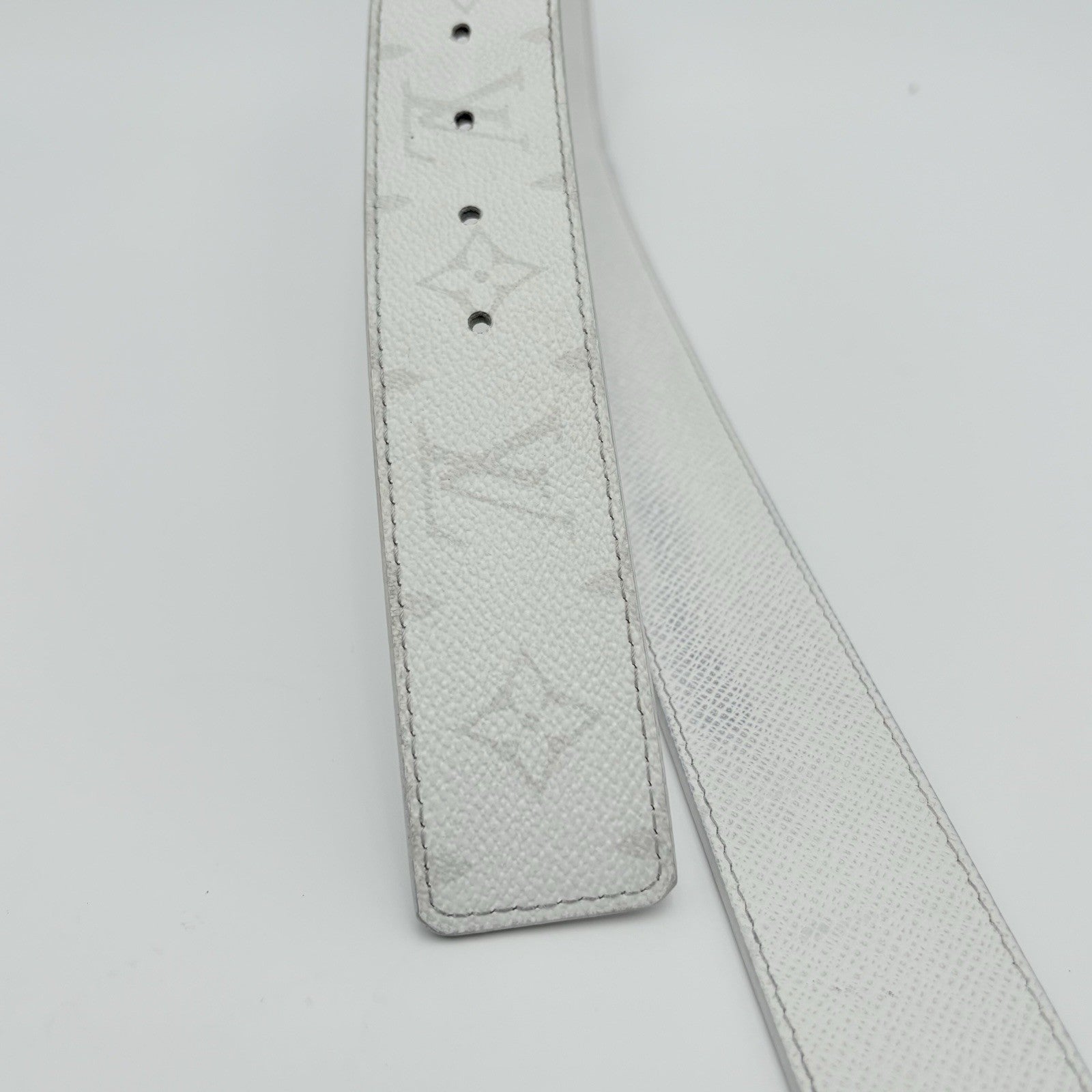 Louis Vuitton Monogram Heritage Belt ' White '