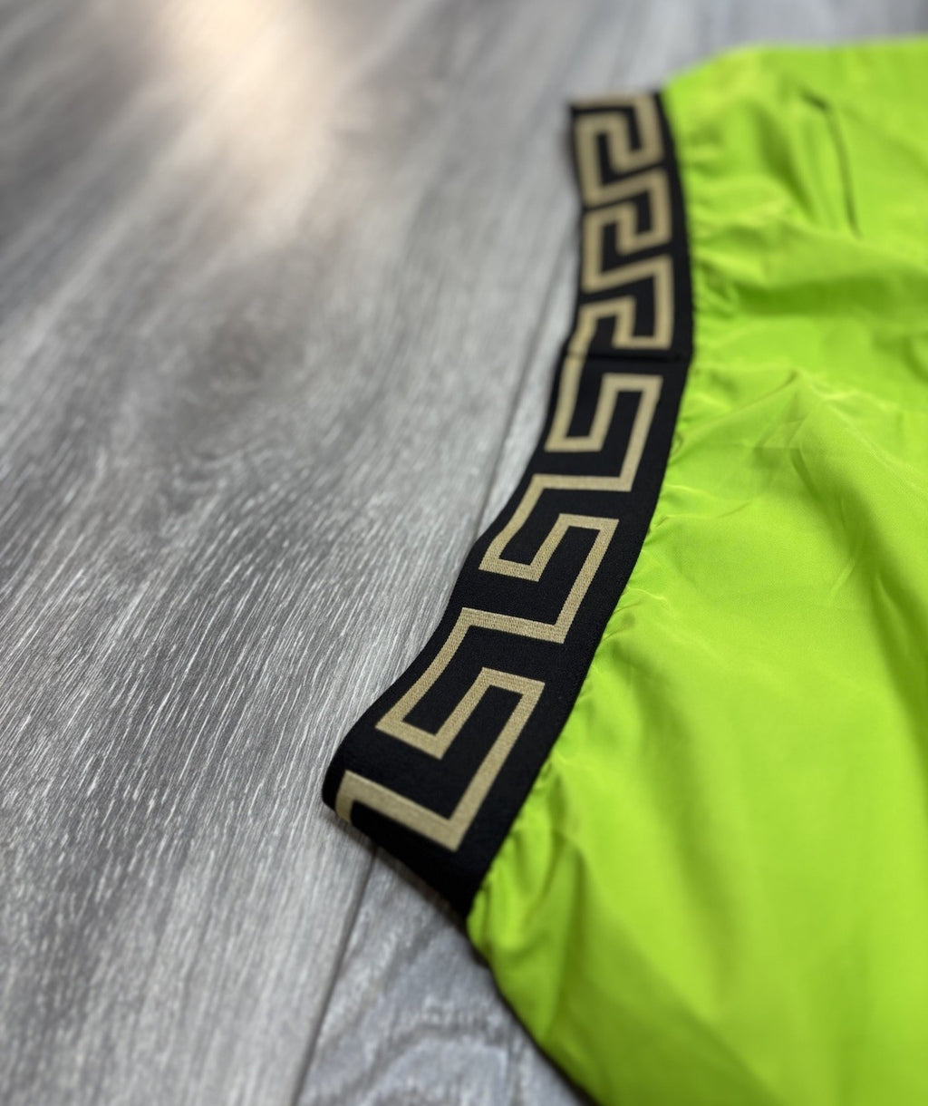 Size 4 - Versace Greca Border Boardshorts ' Green ' | NEW!