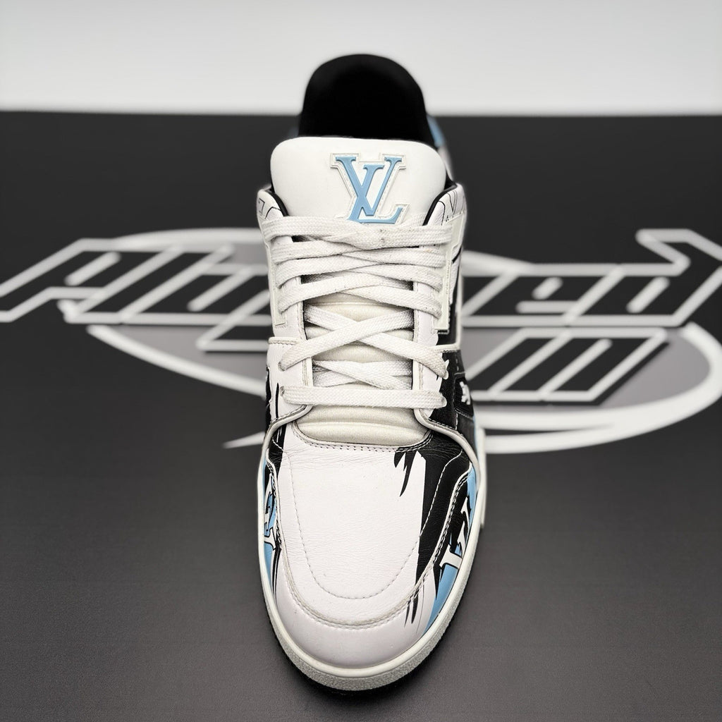 Size 8 LV (9-9.5 US) - Louis Vuitton Trainer #54 ' Graphic Print ' | GOOD COND!